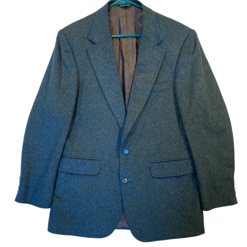 Robert Stock Wool Gray Blazer.